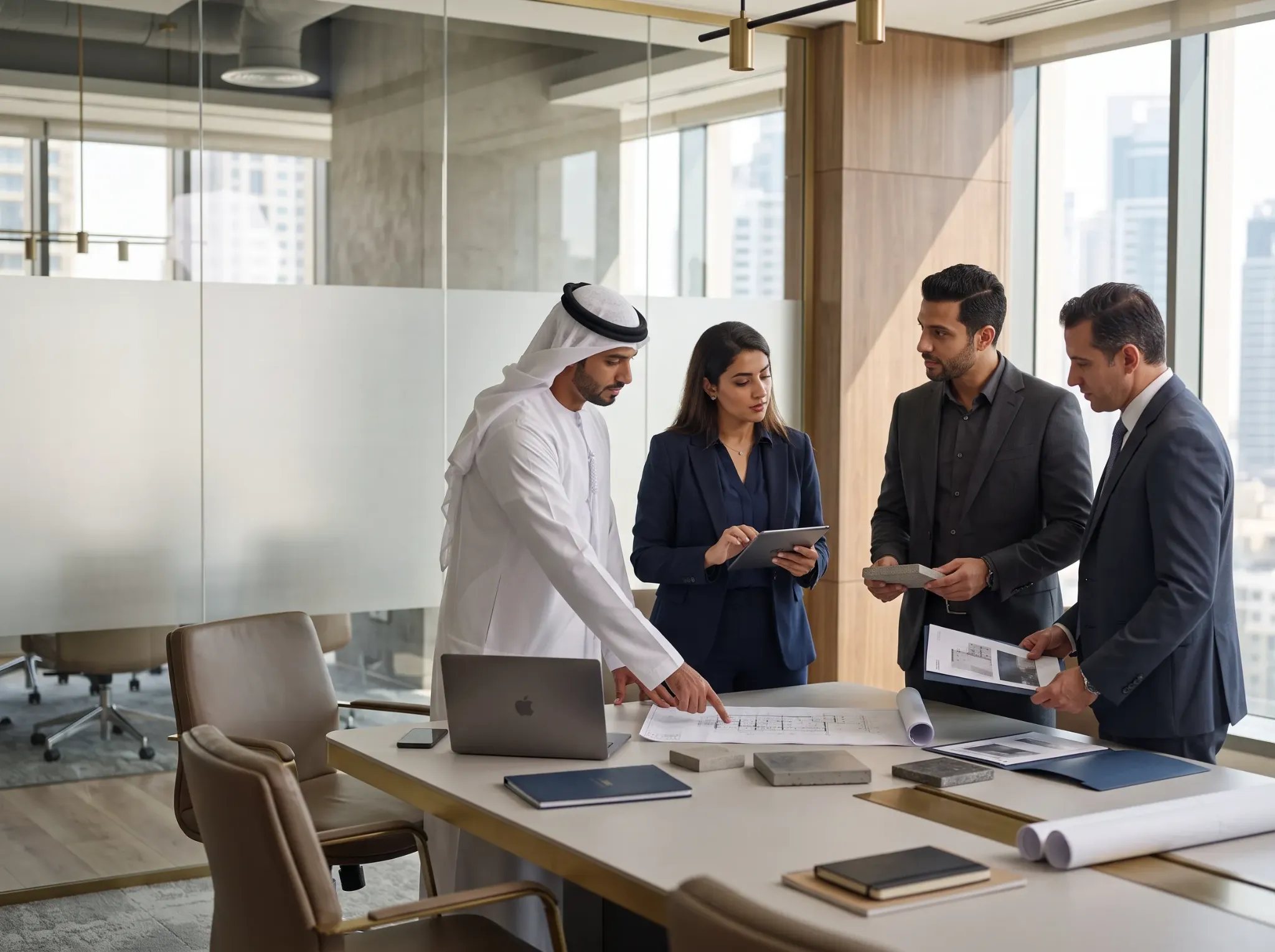 Ascend project consultancy professionals coordinating a project